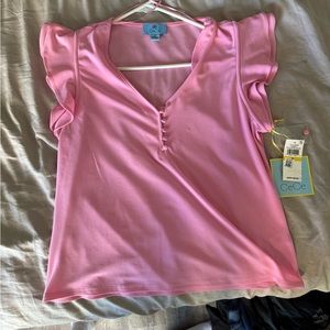 Cece’s pink blouse, women’s shirt